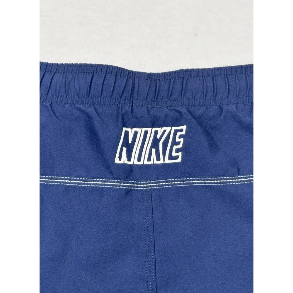 Nike‎ Swim Trunks Blue XL Mesh Lined Cargo Pocket Mens Shorts